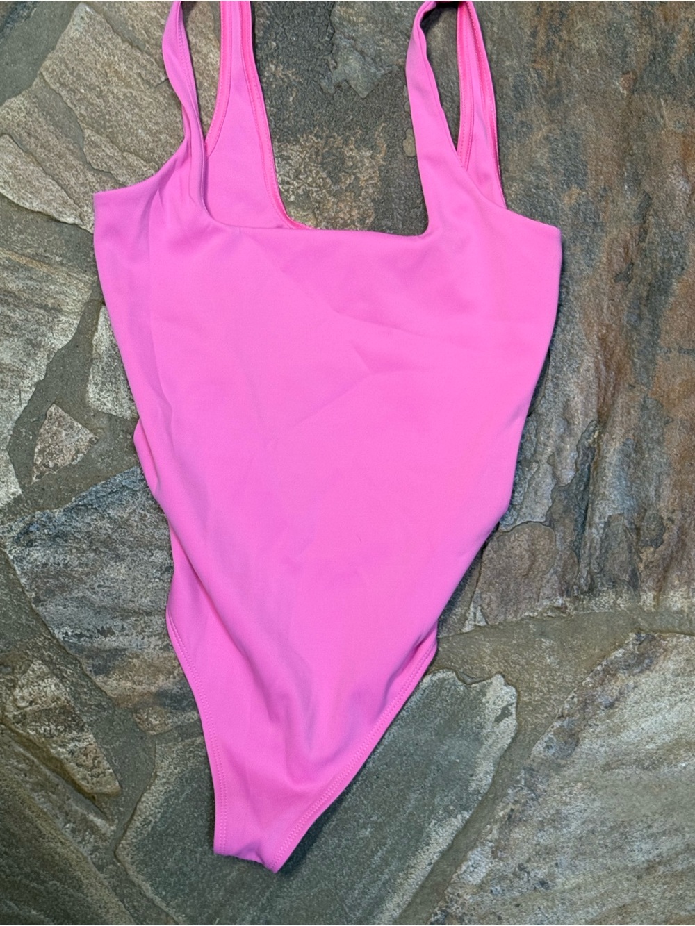 Good American Pink Bodysuit Size 1